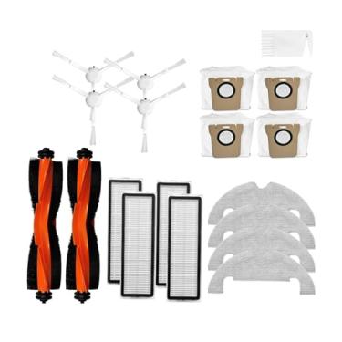 Imagem de Compatible With Xiaomi Robot Vacuum X10 Robot Vacuum Cleaner Parts Replacement Main Side Brush Hepa Filter Mop Cloth Dust Bag Accessories(Set 3)