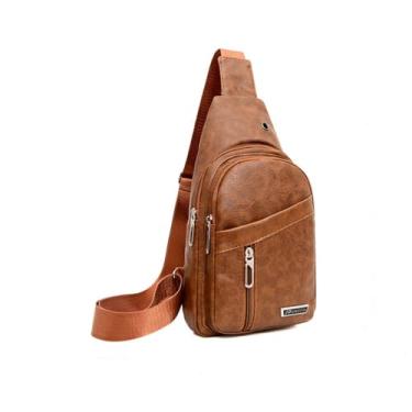 Imagem de Bolsa mensageiro masculina, bolsa transversal, bolsa tiracolo casual, bolsa de ombro moderna, bolsa de cintura, Multicolorido2, Large