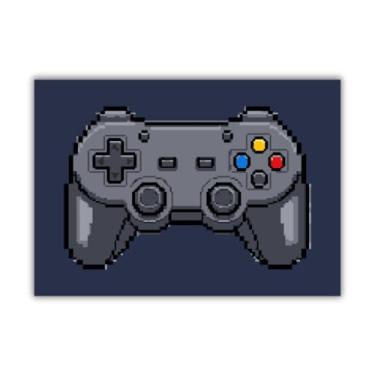 Imagem de Quadro Decorativo em MDF Controle de Video Game - 20x28 cm
