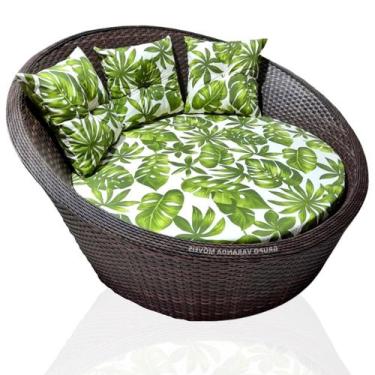 Imagem de Poltrona Chase Grande Redonda Para A Sala Varanda Fibras