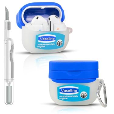 Imagem de Capa para Samsung Galaxy Buds 3/3 Pro (2024) | para fones de ouvido Galaxy Buds 3 FE (2025) | Capa protetora de carregamento de silicone | Design de pele de vários estilos | com kit de limpeza e