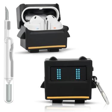 Imagem de Capa para Samsung Galaxy Buds 3/3 Pro (2024) | para fones de ouvido Galaxy Buds 3 FE (2025) | Capa protetora de carregamento de silicone | Design de pele de vários estilos | com kit de limpeza e