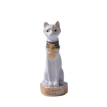 Imagem de Escultura: ornamentos de estátua de resina de gato egípcio Bastet - yi