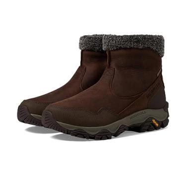 Imagem de Merrell Bota de neve feminina Coldpack 3 Thermo com zíper médio impermeável, Canela, 5.5