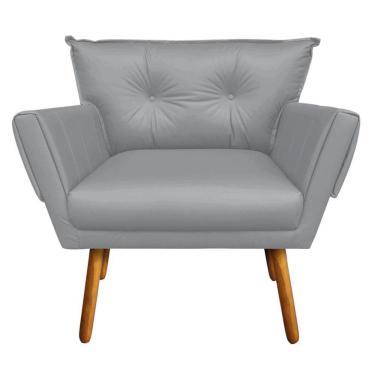 Imagem de Poltrona Anitta Corino Cinza