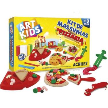 Imagem de Massa para Modelar Criativa ART KIDS Pizzaria 200G - Acrilex