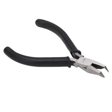 Imagem de Alicate de corte de fio com mola de 4,5 polegadas micro cortadores nivelados para resina plástico cobre fios de ferro eletrônicos placas IC