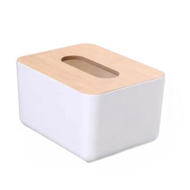 Imagem de Bolsa PortáTil Retangular De Bambu Para Guardar LençOs De Papel, Guardanapos E Toalhetes Umedecidos, Especialmente Concebida Para Mulheres GráVidas(M - 16x13cm)