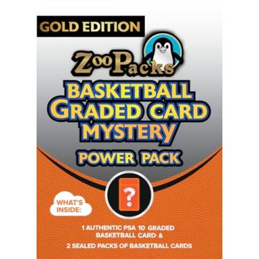Imagem de Zoo Packs Gold Edition NBA Basketball PSA Graded Card Mystery Power Pack - Guaranteed PSA 10 Basketball Card -Amazon Exclusive