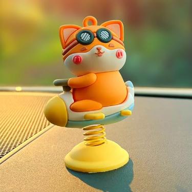 Imagem de Ornamentos de carro, enfeites de painel fofos e leves e resistentes para estantes de mesa