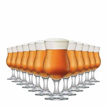 Imagem de Jogo de Taças de Vidro Panama para Cerveja 400ml, 12 Peças Ruvolo