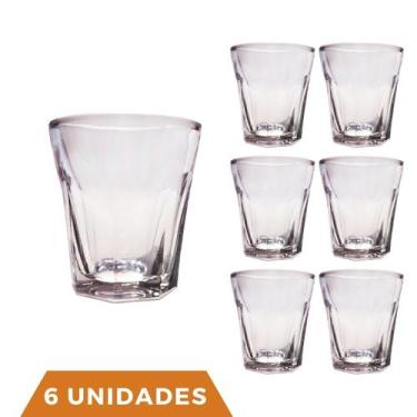 Imagem de Jogo Copos Shot 6 Peças Vidro Bar Cachaça Tequila Dose 45ml - TODO DIA
