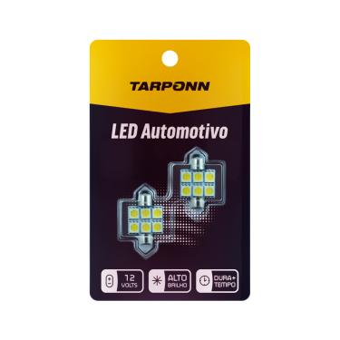 Imagem de Lampada LED Tarponn Torpedo SJ-5050-6SMD - 31MM (PAR)