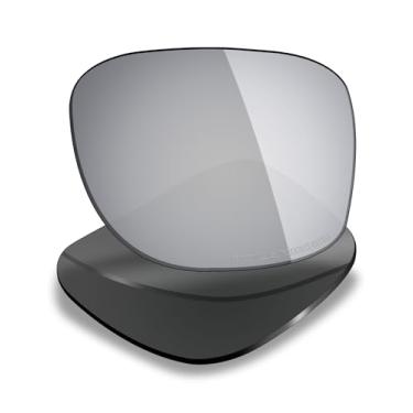 Imagem de Mryok Lentes de reposição ultra polarizadas para óculos de sol Arnette Chapinero AN4261, HD Polarized, proteção UV, resistente a impactos e ajuste perfeito - Titânio prata