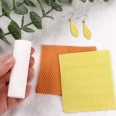 Imagem de Rolo de textura de argila de polímero, rolo de argila de polímero para fazer brincos (textura de lixa)