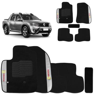 Imagem de Jogo de Tapete Carpete Oroch 2016 a 2019 Preto 5 Peças