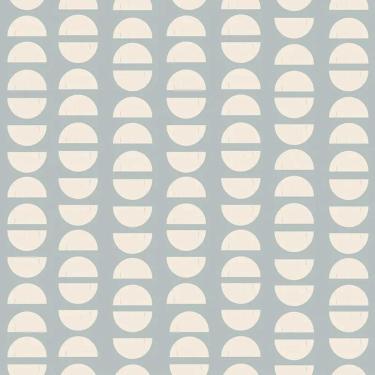 Imagem de Papel De Parede Revoada Café Azul E Branco 4463