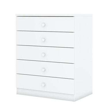 Imagem de Cômoda Infantil Bala De Menta Branco – Henn