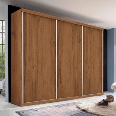 Imagem de Guarda Roupa Casal Cronos 3 Portas 4 Gavetas Minastex