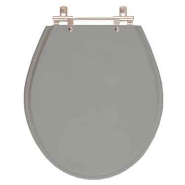 Imagem de Assento Sanitário Ravena Cinza Vip (cinza Escuro) Para Vaso Deca