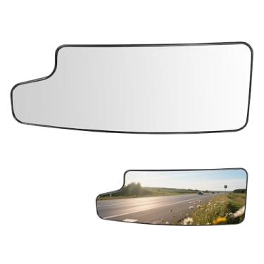 Imagem de FUZIDDN Vidro de espelho de reboque lateral do motorista para Chevrolet Silverado e GMC Sierra 1500/2500/3500 HD 2019-2024 | Vidro de substituição inferior convexo com revestimento anti-UV | Ajuste