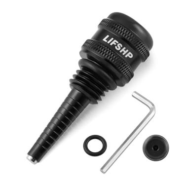 Imagem de LIFSHP Vareta magnética de óleo de liga de alumínio, para geradores inversores pequenos compatíveis com Wen 55201 Yamaha Predator 2000 Westinghouse Champion Ai Power Generac Pulsar-Preto