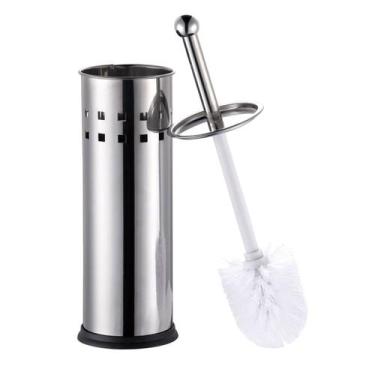 Imagem de Escova Sanitária com Suporte Inox Cazza, Prata