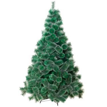 Imagem de Árvore de Natal Pinheiro Nevado Canadense Luxo 1,20cm Com 110 Galhos Realistas Base Metalica Estável Ideal para Decoração Natalina Compacta