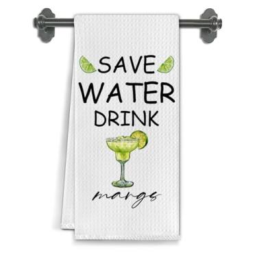 Imagem de Elefeltclave Margarita Toalhas de cozinha para coquetéis, presentes para amantes de Margarita, toalhas de prato de chá para decoração de carrinho de cozinha, presentes de coquetel para mulheres