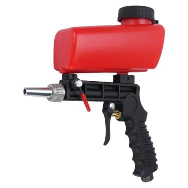 Imagem de AUNMAS Kit de Pistola de Jato de Areia Pneumático Portátil Ajustável, Máquina de Jato de Areia Portátil para Polimento de Renovação de Manutenção
