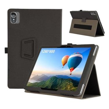 Imagem de Capa para tablet ECOPAD THTH-K12C de 10,1 polegadas, capa para tablet KONXISA com adsorção magnética, capa protetora dobrável de couro PU com suporte para caneta, antiarranhões e proteção total de 360