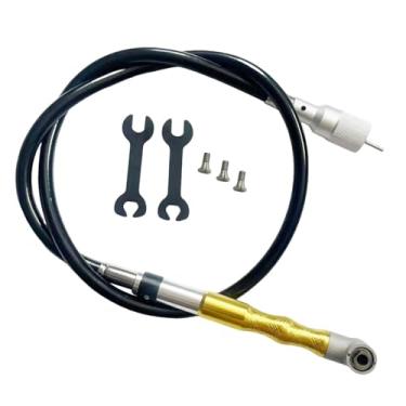 Imagem de RNXRZANK Cabeçote de Transferência para Esmerilhadeira Elétrica, Ferramenta de Esmerilhamento E Polimento, Premium, Acessório, Eixo Curvo Pequeno para Madeira, Estilo a, Tamanho real