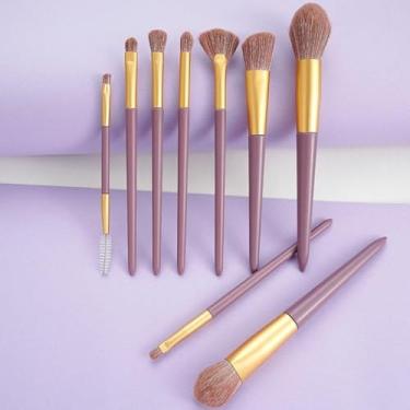 Imagem de Conjunto de pincéis de maquiagem, corretivo, contorno, blush, sombra, bronzeador, delineador, pó, pincéis, presentes de amizade para mulheres, presentes de Natal, Dia dos Namorados