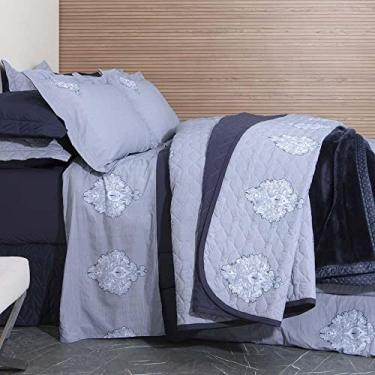 Imagem de Jogo De Cama King 200 Fios Vida Bela Estampado - Kacyumara