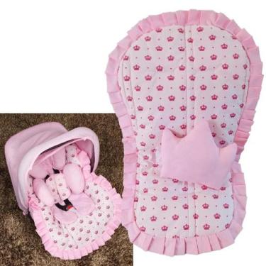 Imagem de Kit Capa de Bebê Conforto + Capa de Carrinho + Apoio Anatômico + Jogo 