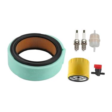 Imagem de AutoZenith Kit de ajuste de filtro de ar compatível com John Deere L130 G110 G100 Kohler CH18-CH25 Número de referência de substituição para 2408303S1 GY20576