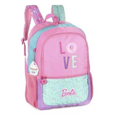 Imagem de MOCHILA COSTAS 18 ESCOLAR BARBIE LOVE TURQUESA LUXCEL-Feminino