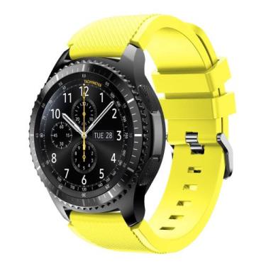 Imagem de Pulseira Silicone Para Gear S3 e Galaxy Watch 46mm, Gtr 47mm, Gear 2, 