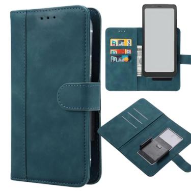 Imagem de Ranyi Capa para BOOX Palma2 Pro/Palma 2, carteira de couro universal com compartimentos para cartões, clipe móvel, flip magnético, capa tipo carteira para BOOX Palma 2/Palma2 Pro Mobile ePaper eBook