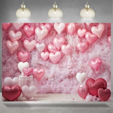 Imagem de Coração rosa, 14 de fevereiro, fundo fotográfico, coração vermelho, feliz dia dos namorados, decoração de festa, casamento, chá de panela, aniversário, dia das mães, fundo de chá de bebê (20 x 15 cm)