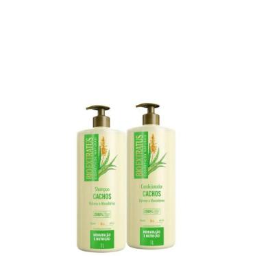 Imagem de Kit Shampoo + Condicionador Cachos 1L - Bio Extratus