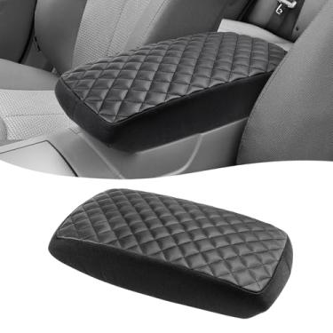 Imagem de KBH Capa de apoio de braço de console central para Toyota Camry 2007 2008 2009 2010 2011, protetor de tampa de console médio, acessórios de almofada de descanso de braço, antiarranhões, couro de vinil