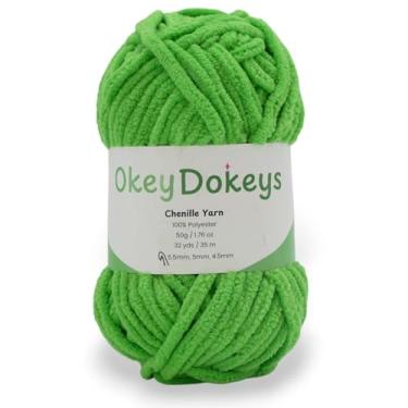 Imagem de Misture e combine cores – descontos a granel aplicados automaticamente na finalização da compra Okey Dokeys No-Fray, durável, macio 50 g fio de chenille (tamanho 6) - Cor nº 5