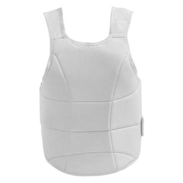 Imagem de Vaveren Protetor de tórax para karatê, protetor corporal, colete versátil para proteção abdominal, ideal para treinamento de kickboxing e sparring, M