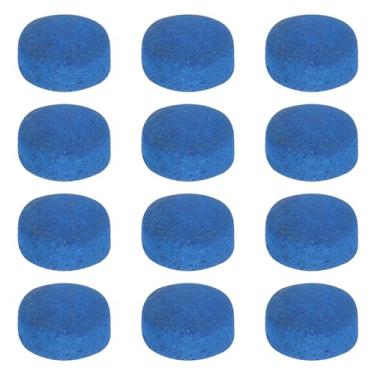 Imagem de YELARXI Pontas de taco de bilhar, kit de substituição de pontas de taco de sinuca, acessórios de reparo de tacos de piscina de couro de vaca - adequado para (tacos de mesa/suprimentos de jogos de