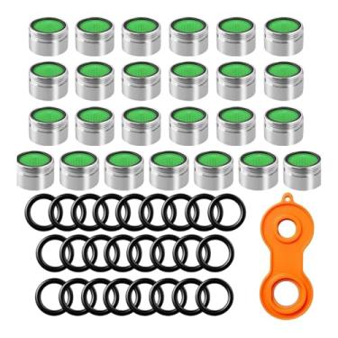 Imagem de YWJLQH Conjunto de 25 peças de acessórios para filtro de água de pia, purificador de água com chave inglesa, filtragem para de cozinha e