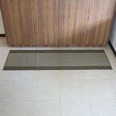 Imagem de Passadeira Cozinha Antiderrapante em Sisal 3mx66cm - Tapete Decorativo Moderno para Cozinha, Corredor, Sala e Quarto, Fácil de Limpar e Resistente