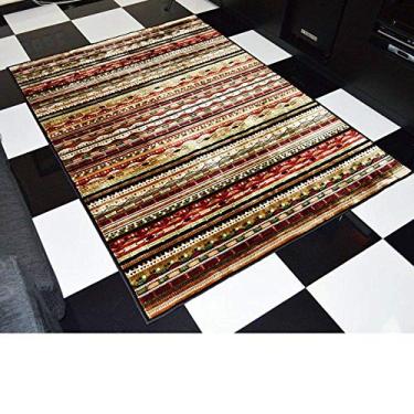 Imagem de Tapete Vintage Retangular Veludo 60x120 cm Colorido