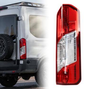 Imagem de YEQSHNG Luz traseira de halogênio RH com novas lâmpadas e arnês compatível com Ford Transit 150 250 350 350HD 2015-2025 substituição da lâmpada traseira do lado direito do passageiro CK4Z13404K 166