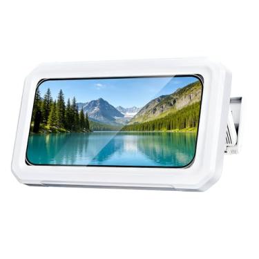 Imagem de Suporte de telefone de chuveiro à prova d'água - capa de telefone retrátil retrátil de 480° para chuveiro - acessórios de banheiro suporte de parede para telefone para iPhone 17/16 Pro Max, S25 Ultra